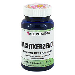 Abbildung: Nachtkerzenöl 500 mg GPH Kapseln Kapseln, 60 St PZN 04411757