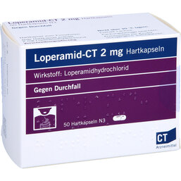 Abbildung: Loperamid-CT 2 mg Hartkapseln 50 St, Hartkapseln PZN 04413265