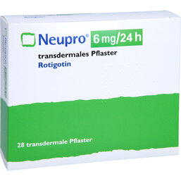 Abbildung: Neupro 6 mg / 24 h transdermale Pflaster 28 St, Pflaster transdermal PZN 04420650