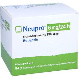 Abbildung: Neupro 6 mg / 24 h transdermale Pflaster 84 St, Pflaster transdermal PZN 04420673