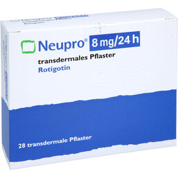 Abbildung: Neupro 8 mg / 24 h transdermale Pflaster 28 St, Pflaster transdermal PZN 04420880