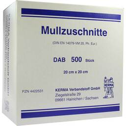 Abbildung: Mullzuschnitte BW unsteril 2 500 St, Wundgaze PZN 04422531