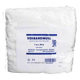 Abbildung: Verbandmull 1x20m unsteril 1 St, Wundgaze PZN 04422620