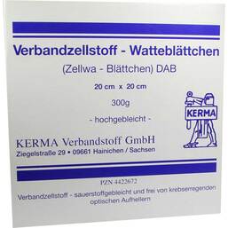 Abbildung: Verbandzellstoff Watteblättch.20x20cm hochgebl. 300 g PZN 04422672
