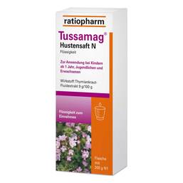 Abbildung: Tussamag Hustensaft N Flüssigkeit zum Einnehmen, 200 g PZN 04424501
