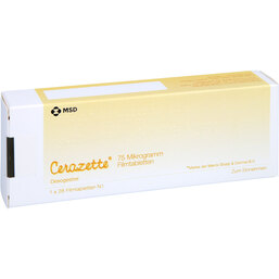 Abbildung: Cerazette Filmtabletten 28 St, Filmtabletten PZN 04432966