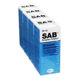 Abbildung: Sab simplex Suspension - EurimPharm 4X30 ml, Suspension zum Einnehmen PZN 04434540
