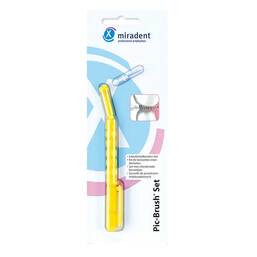 Abbildung: Miradent Interd.Bürste Pic-Brush 1er Set gelb 1 St PZN 04436941