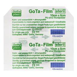 Abbildung: Gota Film steril 10x6cm Pflaster 1 St, Pflaster PZN 04442516