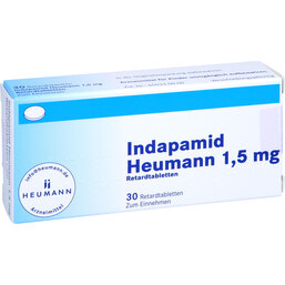 Abbildung: Indapamid Heumann 1,5 mg Ret 30 St, Retard-Tabletten PZN 04445667