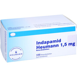 Abbildung: Indapamid Heumann 1,5 mg Ret 100 St, Retard-Tabletten PZN 04445710