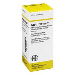 Abbildung: DHU Metrovetsan vet. Tropfen Mischung, 50 ml PZN 04451018