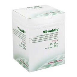 Abbildung: Vliwaktiv 10x10cm steril 20 St, Kompressen PZN 04464280