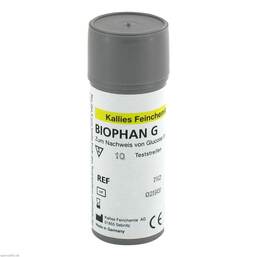 Abbildung: Biophan G Teststreifen Teststreifen, 10 St PZN 04467396