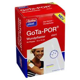 Abbildung: Gota-Por Wundpflaster steril 100x150 mm Pflaster, 50 St PZN 04473652
