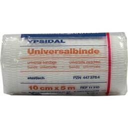 Abbildung: Universalbinde Ypsidal 5 m x 10 cm i.Zellg.weiß 1 St, Binden PZN 04473764