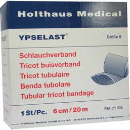 Abbildung: Schlauchverband Ypselast Größe 5 20 m weiß 1 St, Verband PZN 04473818