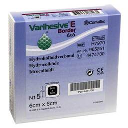 Abbildung: Varihesive E Border 6x6 cm Hkv hydroaktiv 5 St PZN 04474700