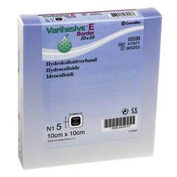 Abbildung: Varihesive E Border 10x10 cm Hkv hydroaktiv 5 St PZN 04474717