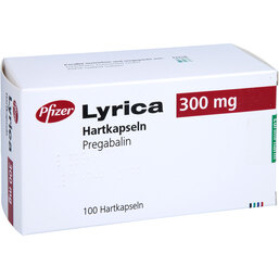 Abbildung: Lyrica 300 mg Hartkapseln 100 St, Hartkapseln PZN 04479235