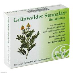 Abbildung: Grünwalder Sennalax Filmtabletten Filmtabletten, 30 St PZN 04483900