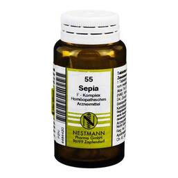 Abbildung: Sepia F Komplex Nr. 55 Tabletten Tabletten, 120 St PZN 04484420
