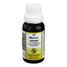 Abbildung: Mercurius cyanatus K Komplex Nr. 67 Dilution Dilution, 20 ml PZN 04484495