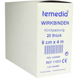 Abbildung: Wirkbinde 4mx6 cm 20 St, Binden PZN 04493620