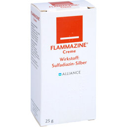 Abbildung: Flammazine Creme 25 g, Creme PZN 04502402
