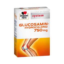 Abbildung: Doppelherz Glucosamin-Hydrochlorid 750 mg system Tabletten Tabletten, 60 St PZN 04516338