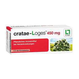 Abbildung: Cratae Loges 450 mg Filmtabletten Filmtabletten, 50 St PZN 04517007