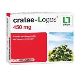 Abbildung: Cratae Loges 450 mg Filmtabletten Filmtabletten, 100 St PZN 04517013