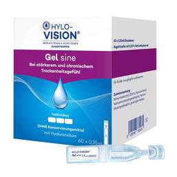 Abbildung: Hylo-Vision Gel sine Einzeldosispipetten Augentropfen, 60X0.35 ml PZN 04522014