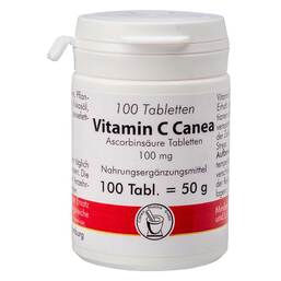 Abbildung: Ascorbinsäure 100 mg Canea Tabletten Tabletten, 100 St PZN 04526495