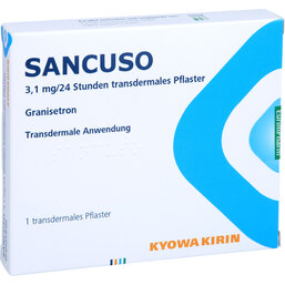 Abbildung: Sancuso 3,1 mg / 24 Stunden transdermale Pflaster 1 St, Pflaster transdermal PZN 04529134