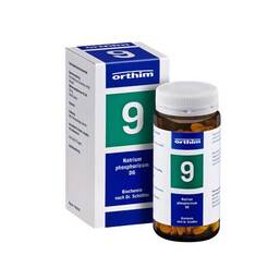 Abbildung: Biochemie Orthim 9 Natrium phosphoricum D 6 Tabletten Tabletten, 400 St PZN 04532159