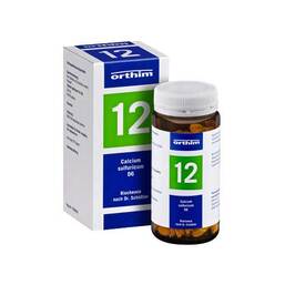 Abbildung: Biochemie Orthim 12 Calcium sulfuricum D 6 Tabletten Tabletten, 400 St PZN 04532308