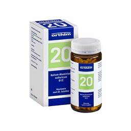 Abbildung: Biochemie Orthim 20 Kalium alumin.sulfuricum D 12 Tabletten Tabletten, 400 St PZN 04532745