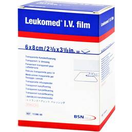 Abbildung: Leukomed I.V. film 50 St, Pflaster PZN 04535726