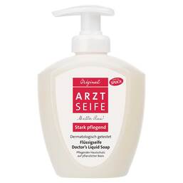 Abbildung: Pflanzenöl-Arztseife flüssig mit Dispenser Flüssigseife, 300 ml PZN 04537228