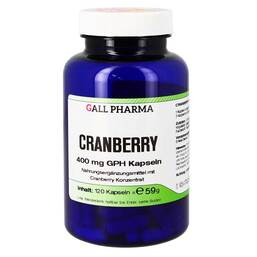 Abbildung: Cranberry 400 mg GPH Kapseln 120 St, Kapseln PZN 04548427