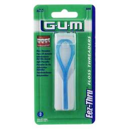 Abbildung: GUM Erz Thru Floss Threaders Zahnseideneinfäden 1 P PZN 04550157