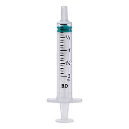 Abbildung: BD Emerald Spritze 2 ml Luer zentrisch 100 St, Spritzen PZN 04550795