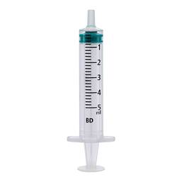 Abbildung: BD Emerald Spritze 5 ml Luer zentrisch 100 St, Spritzen PZN 04550938