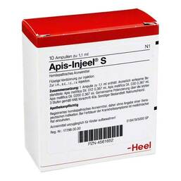 Abbildung: Apis Injeel S Ampullen 10 St, Ampullen PZN 04561652