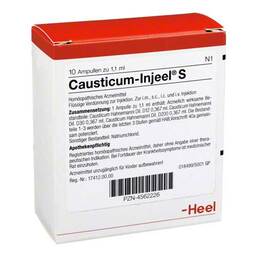 Abbildung: causticum Injeel S Ampullen 10 St, Ampullen PZN 04562226