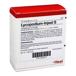 Abbildung: Lycopodium Injeel S Ampullen 10 St, Ampullen PZN 04563013