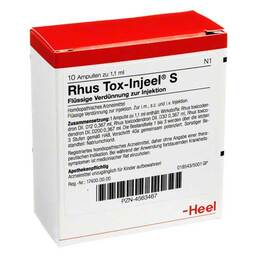 Abbildung: Rhus toxicodendron Injeel S Ampullen 10 St, Ampullen PZN 04563467