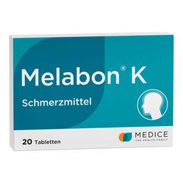 Abbildung: Melabon K Tabletten Tabletten, 20 St PZN 04566980