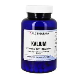 Abbildung: Kalium 200 mg GPH Kapseln Kapseln, 120 St PZN 04569211